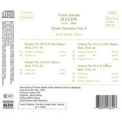 Naxos Haydn: Piano Sonatas Vol.6