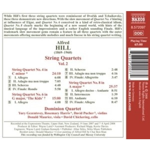 Naxos Hill: String Quartets Vol.2