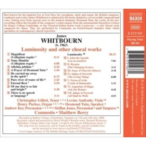 Naxos Whitbourn: Luminosity