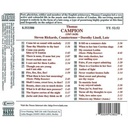 Naxos Campion Thomas: Lute Songs