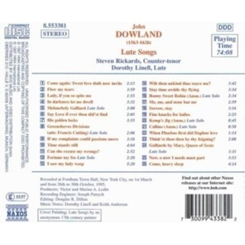 Naxos Dowland: Lute Songs