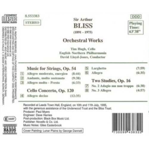 Naxos Bliss: Cello Concerto Etc.