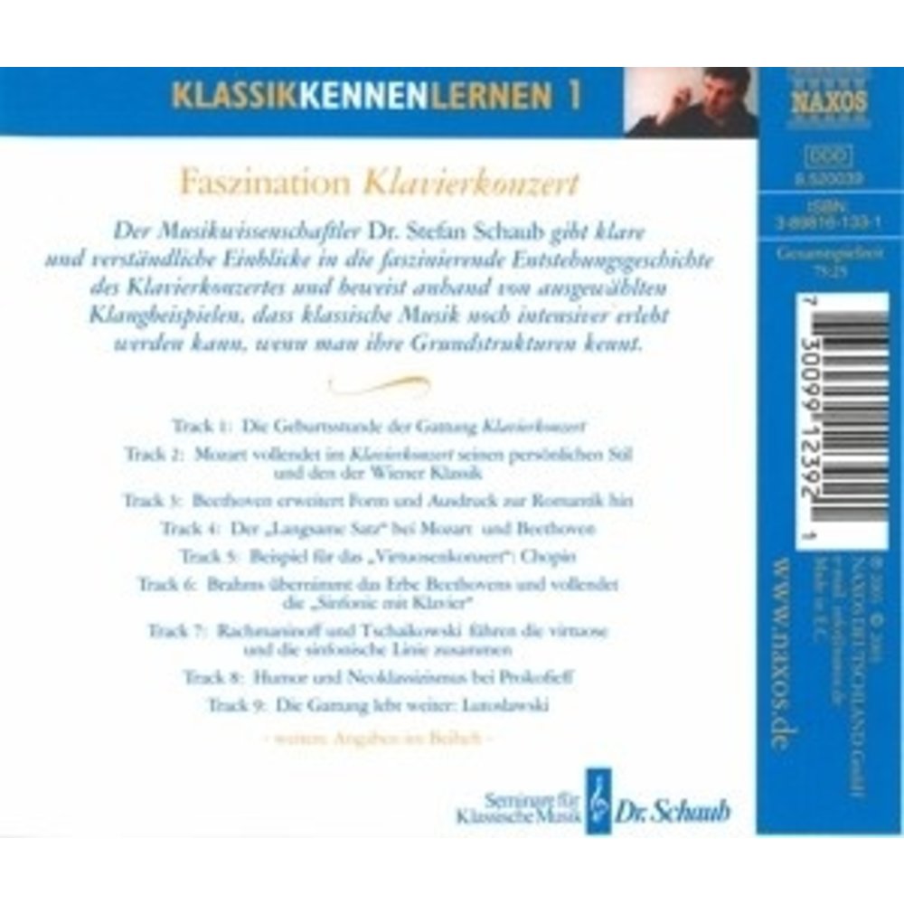 Naxos Schaub:faszination Klavierkonz