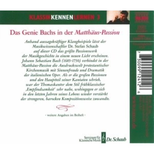 Naxos Schaub:das Genie Bach In Der M