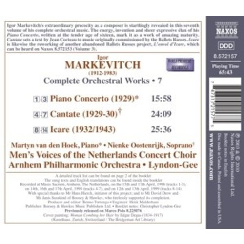 Naxos Markevitch: Orchestral Works 7