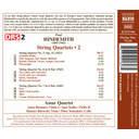 Naxos Hindemith: String Quartets 2 Naxos Hindemith: String Quartets 2