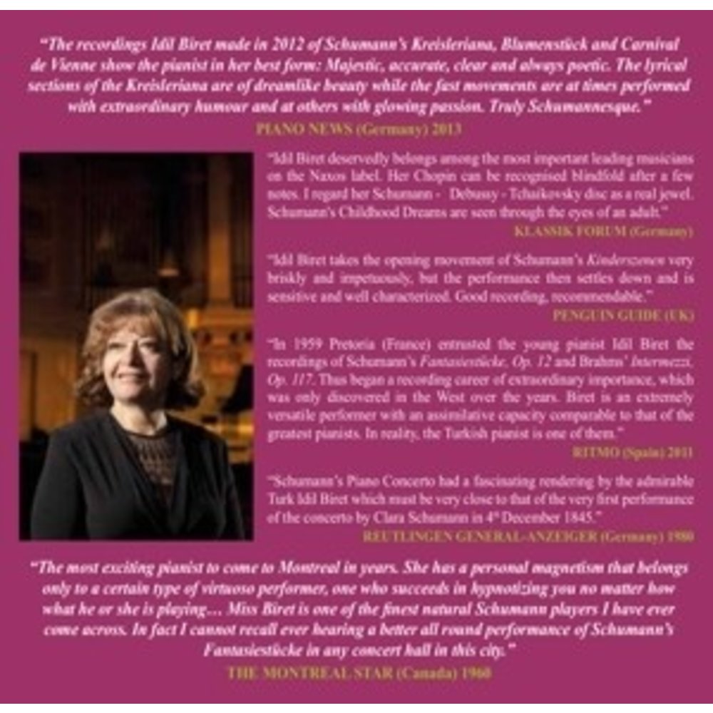 Naxos Idil Biret Schumann Edition Solo Piano Musicpiano