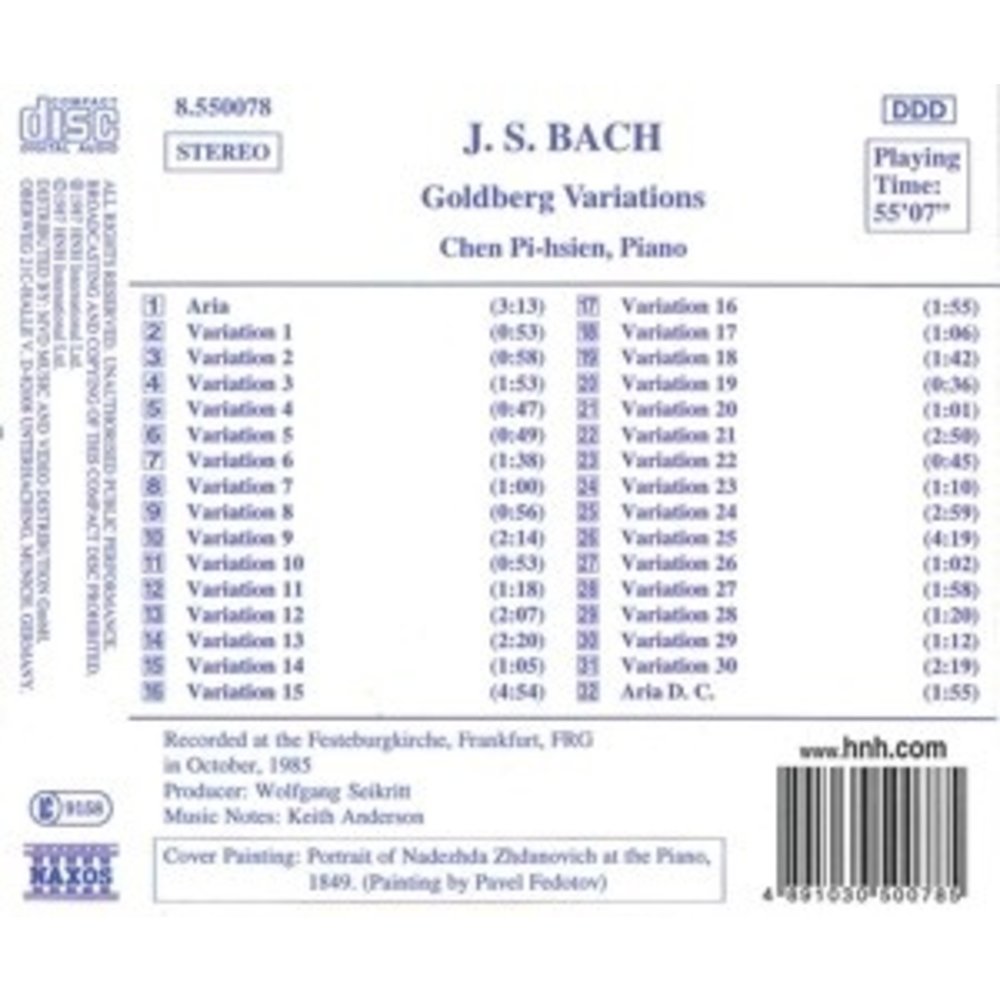 Naxos Bach J.s.: Goldberg-Variations