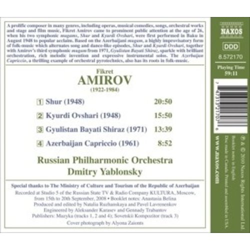 Naxos Amirov: Symphonic Mugams