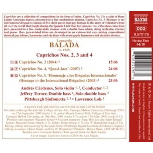 Naxos Balada: Caprichos Nos 2,3,4