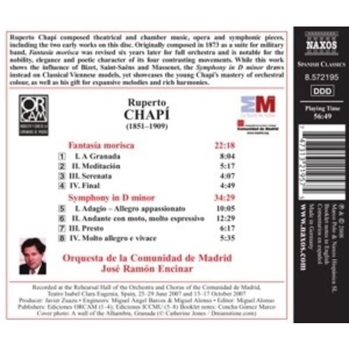 Naxos Chapi: Symphony In D Minor