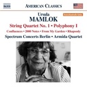 Naxos String Quartet No. 1; Polyphony No. 1; Confluences