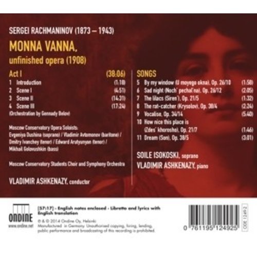 Ondine Monna Vanna, Act 1.; Songs