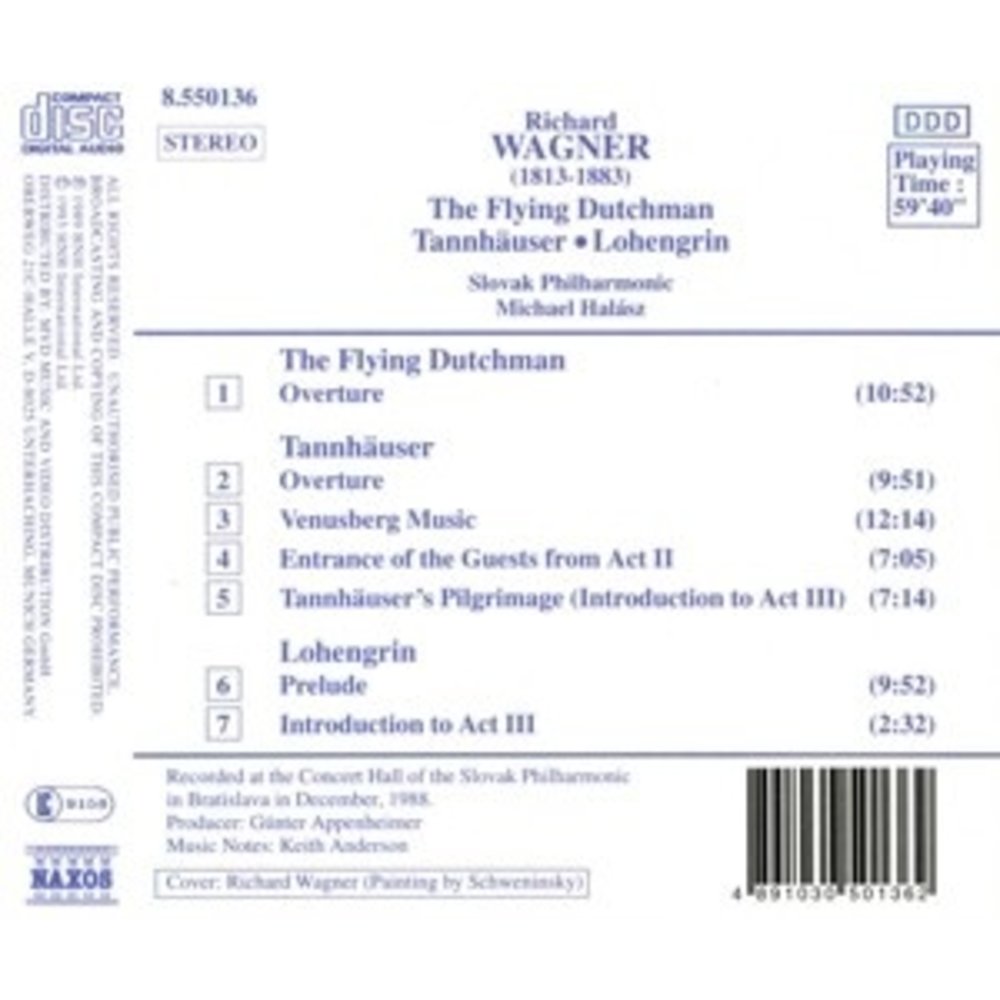 Naxos Wagner:der Fliegende Hollander