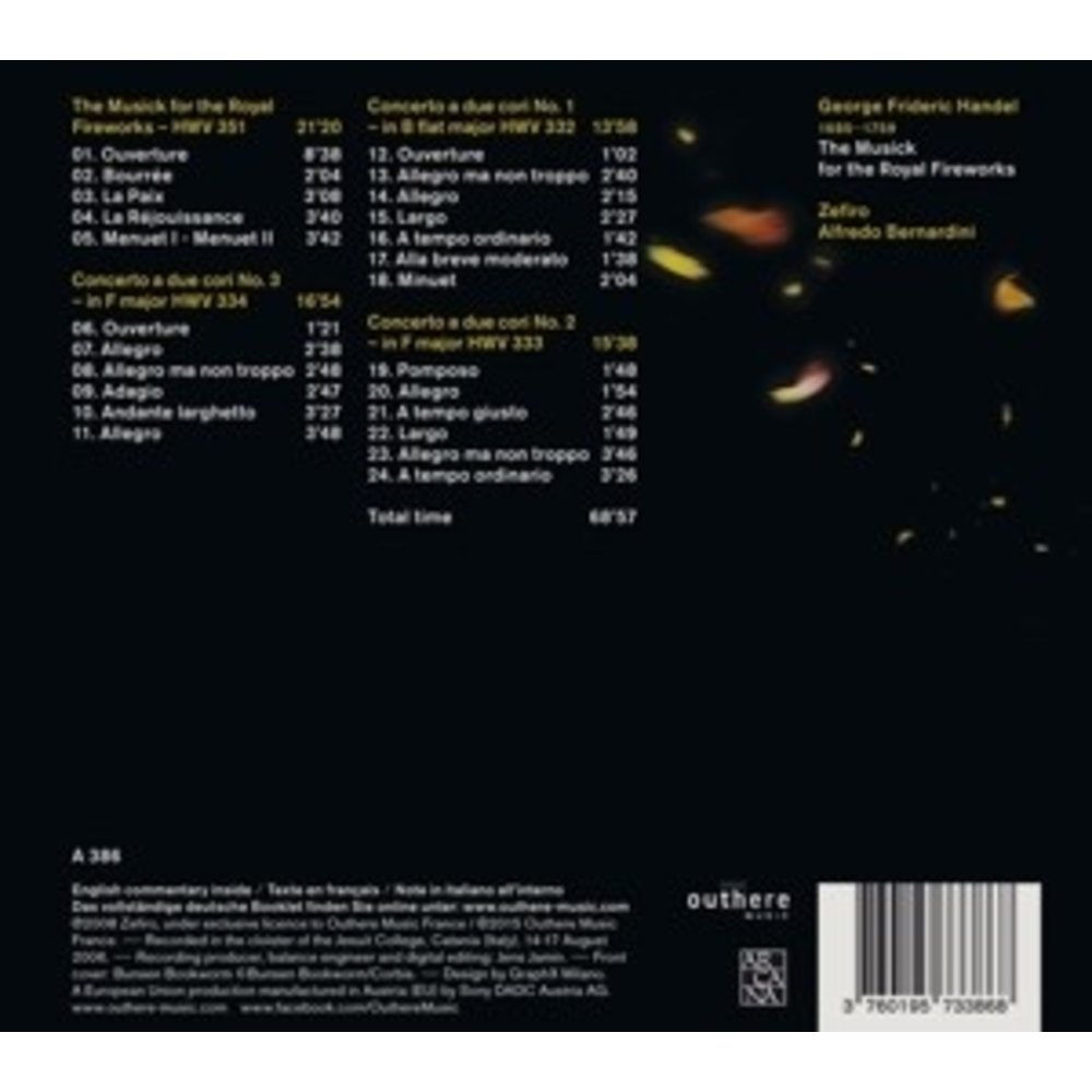 The Musick For The Royal Fireworks