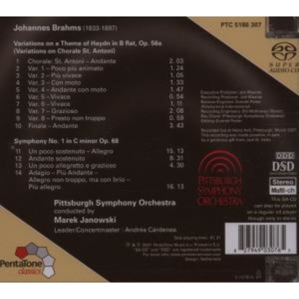 Pentatone Symphony No.1/Haydn Varia