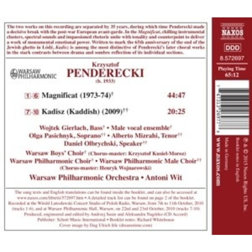 Naxos Magnificat / Kadisz