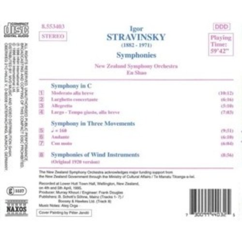 Naxos Stravinsky: Symphonies