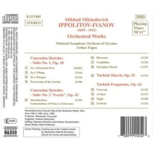 Naxos Ippolitov-Ivanov:orchest.works