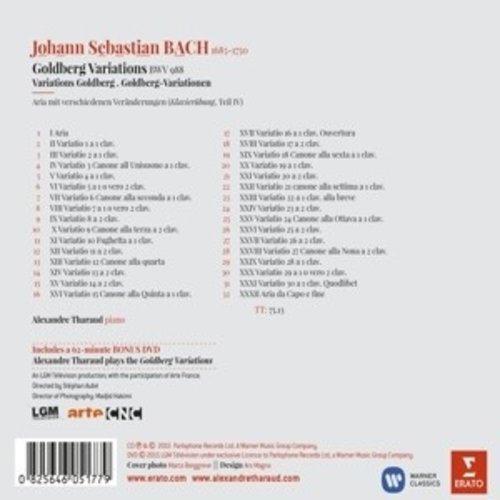 Erato/Warner Classics Goldberg Variations