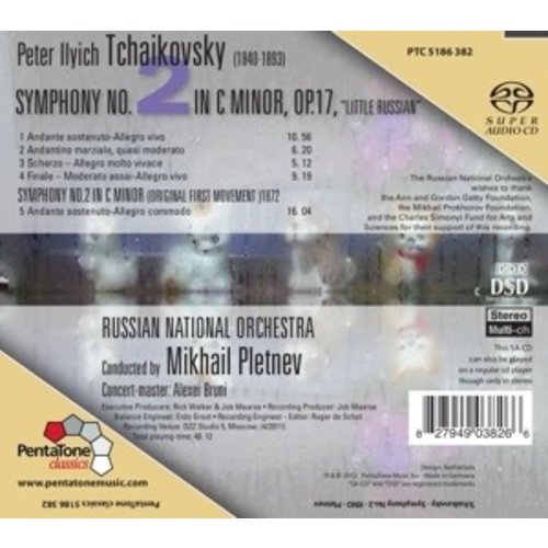 Pentatone Tschaikowsky: Sinfonie 2