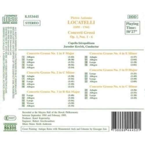 Naxos Locatelli: Conc. Gr. Op.1,1-6