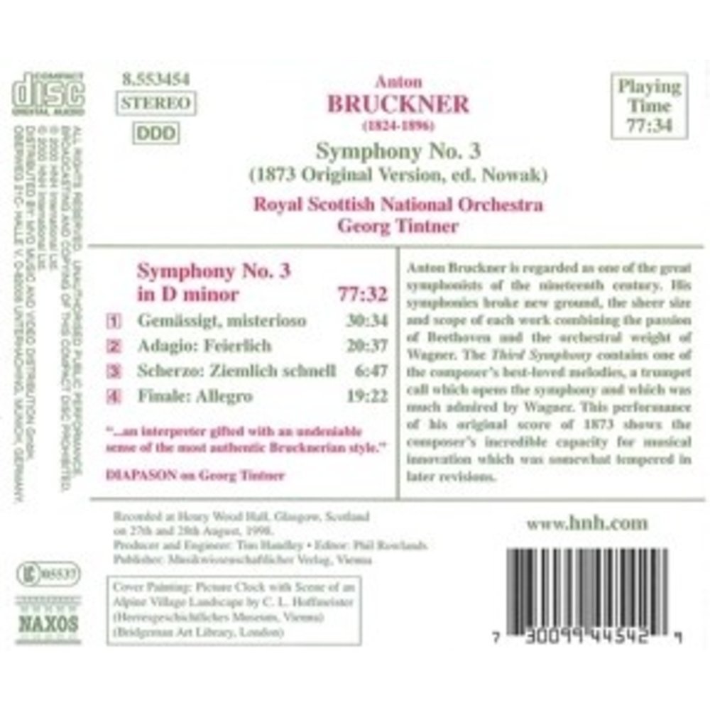 Naxos Bruckner: Symphony No.3