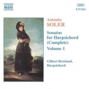 Naxos Soler:son. For Harpsich. Vol.1