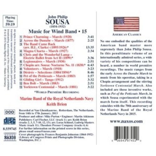 Naxos Music For Wind Band Vol.15