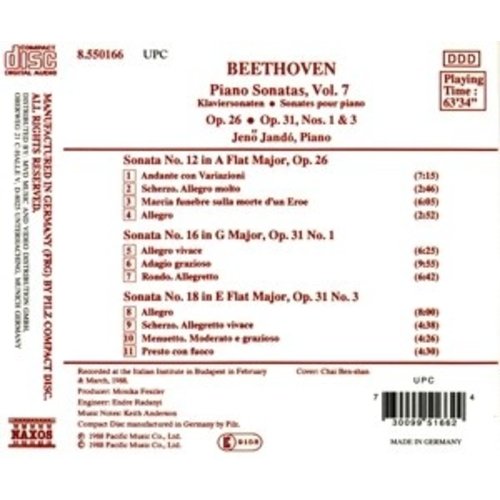 Naxos Beethoven: Piano Sonatas Vol.7