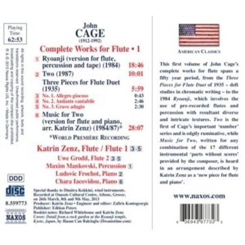 Naxos Complete Works For Flute Vol.1