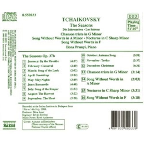 Naxos Tchaikovsky: The Seasons Etc.