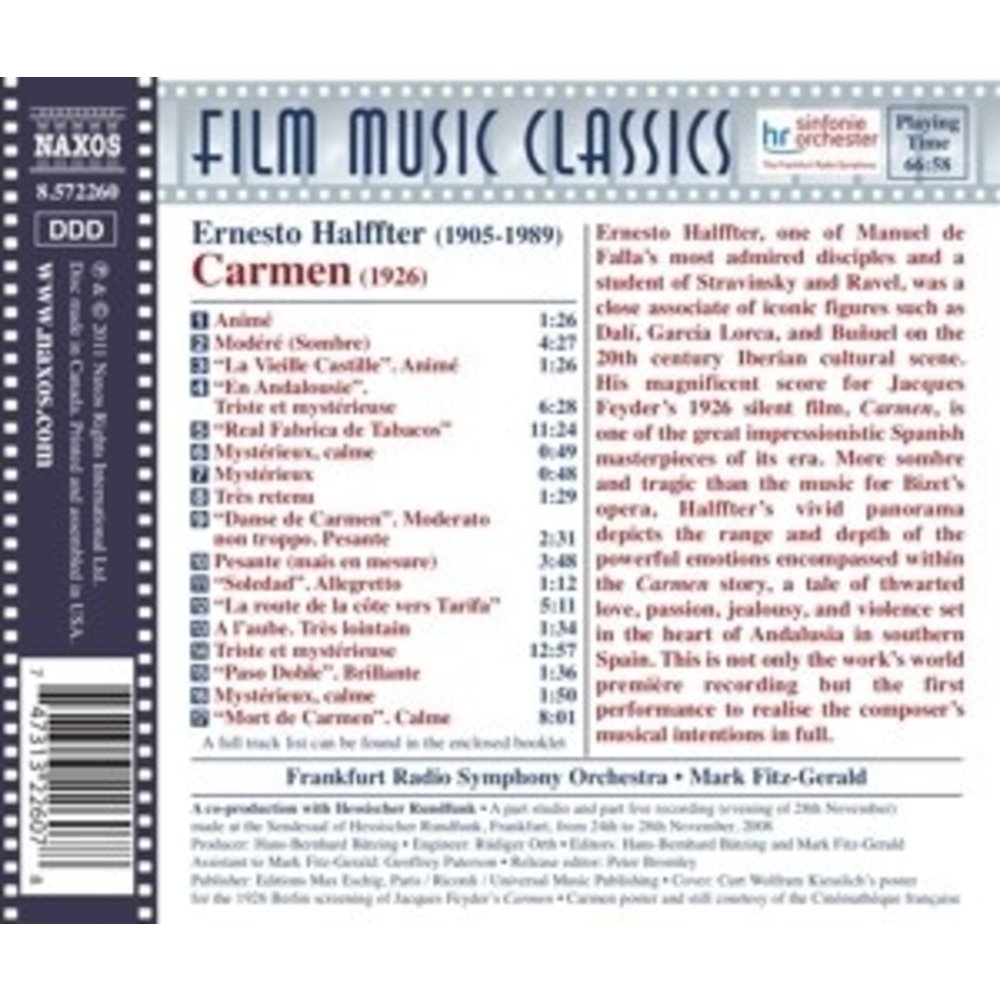 Naxos Halffter: Carmen