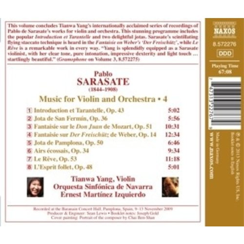 Naxos Sarasate: Music For Violin 4