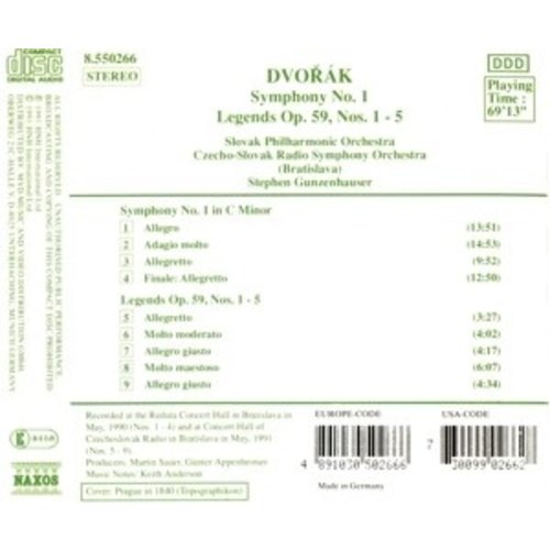 Naxos Dvorak: Symphony 1