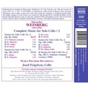 Naxos Weinberg: Music For Solo Cello 2 Naxos Weinberg: Music For Solo Cello 2