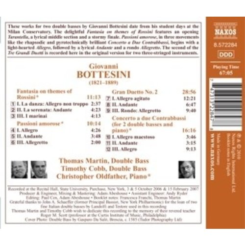 Naxos Bottesini: Fantasia On Rossini