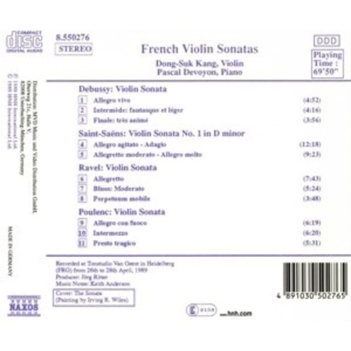 Naxos French Violin Sonatas