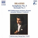 Naxos Brahms: Symphony 3/Serenade 1