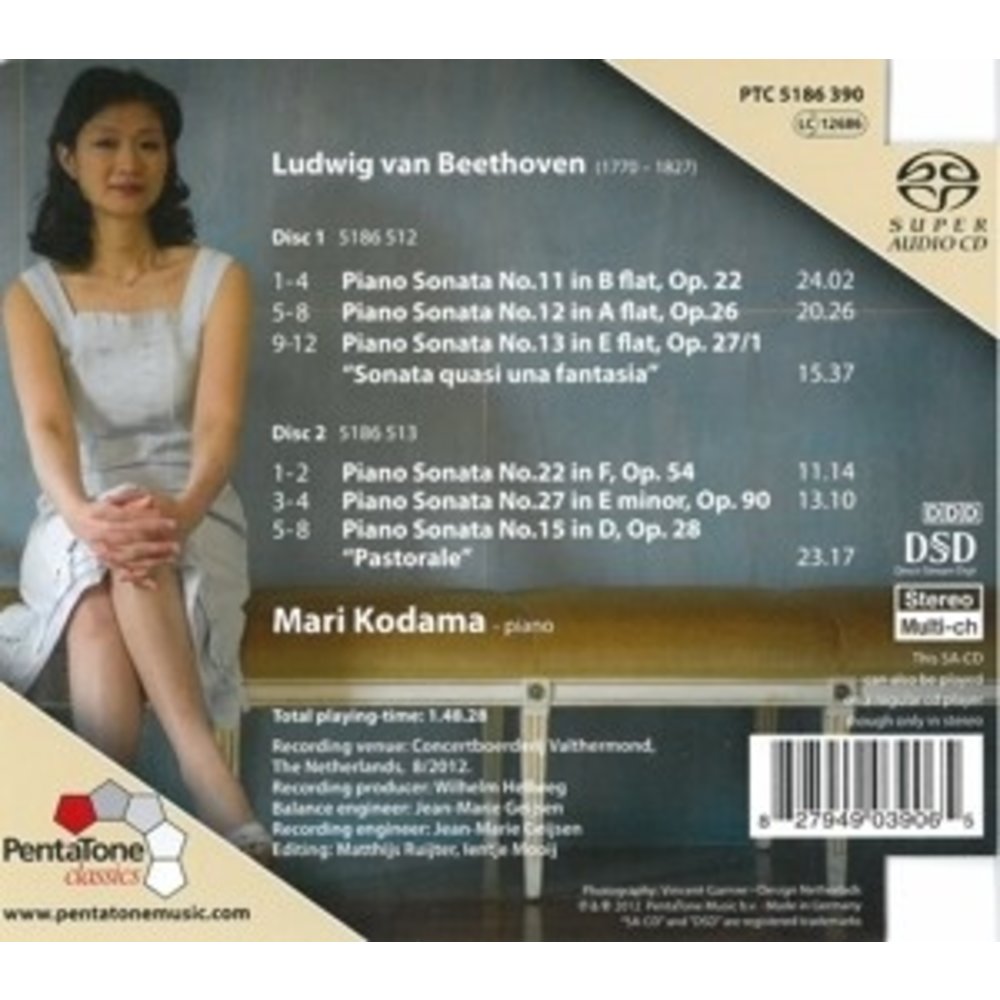 Pentatone Piano Sonatas Op.26-28, 78 & 90