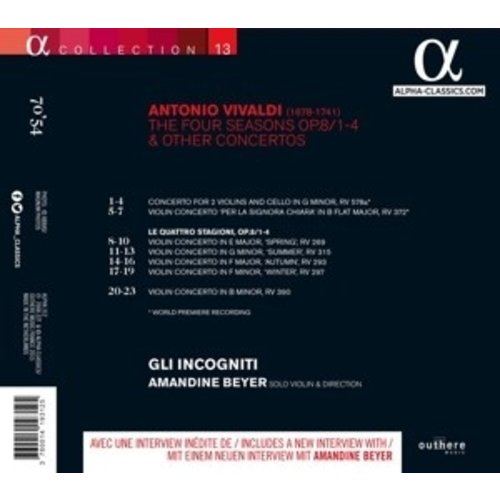 ALPHA The Four Seasons & Other Concertos,Op.8