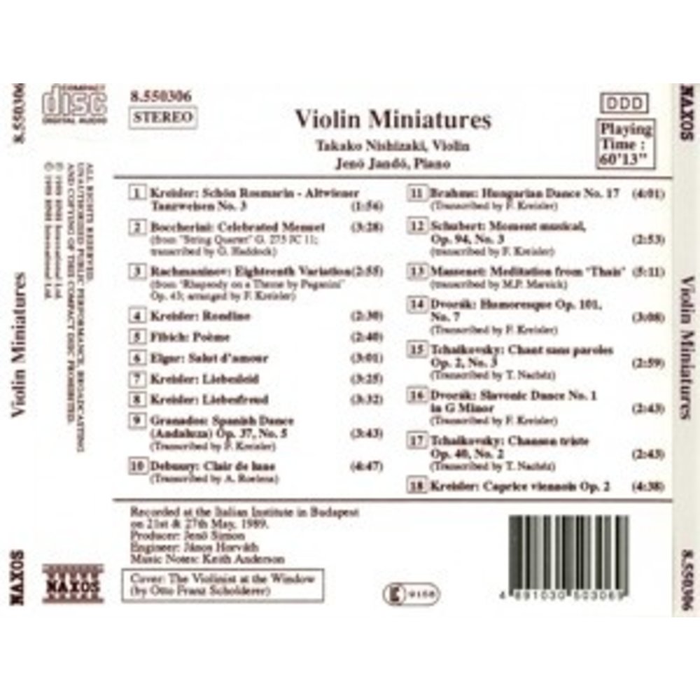 Naxos Violin Miniatures