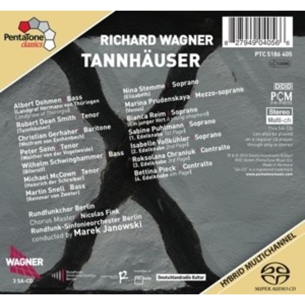Pentatone Wagner: Tannhauser