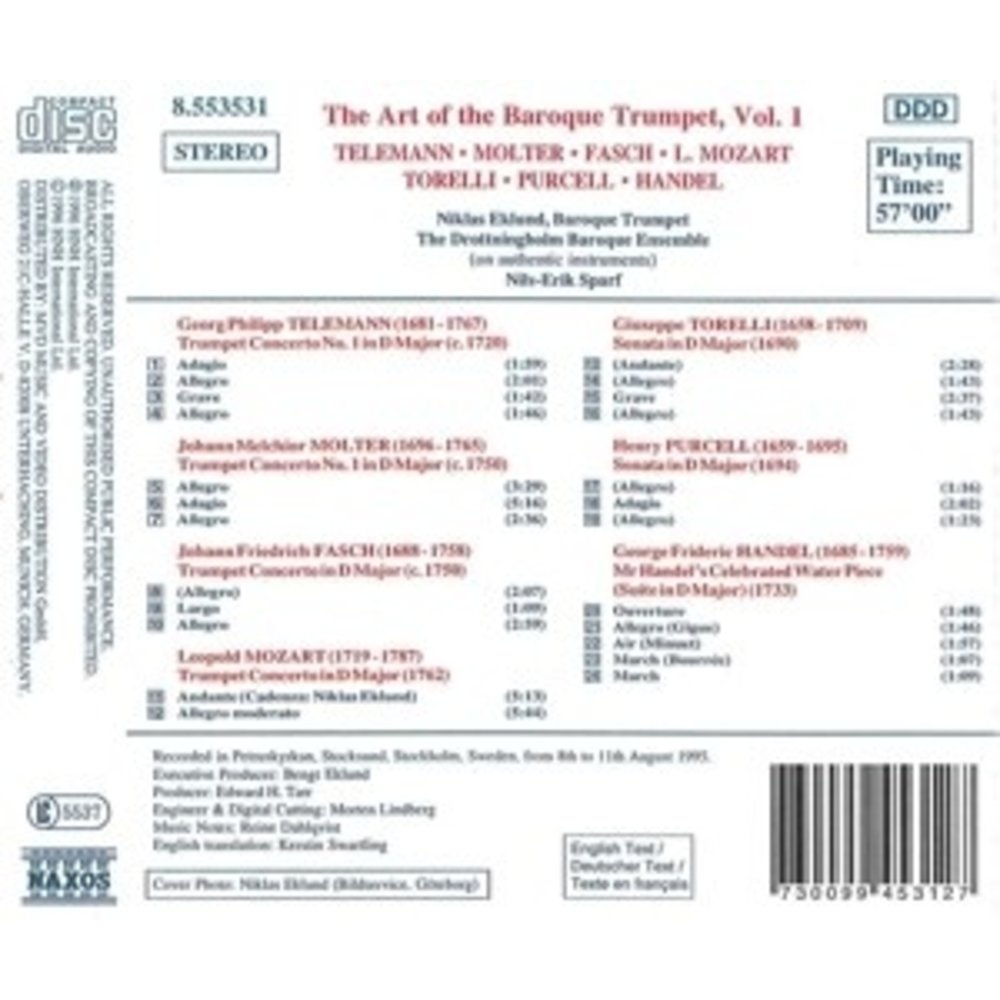 Naxos Art Of Baroque Trumpet Vol.1