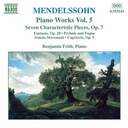 Naxos Mendelssohn: Piano Works Vol.5