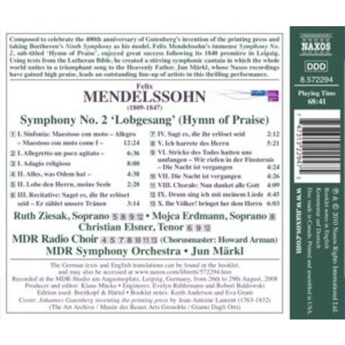 Naxos Mendelssohn: Symphony No.2