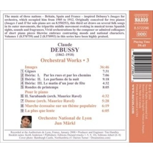 Naxos Debussy: Orchestral Works 3