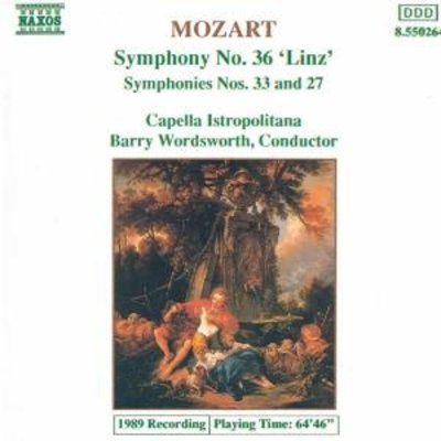 Mozart: Symphonies 27, 33 & 36