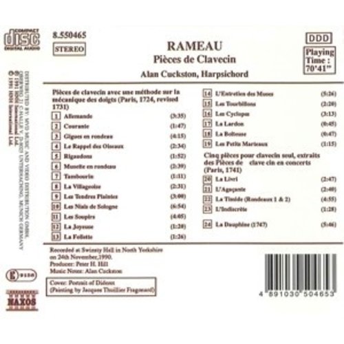Naxos Rameau: Pieces De Clavecin