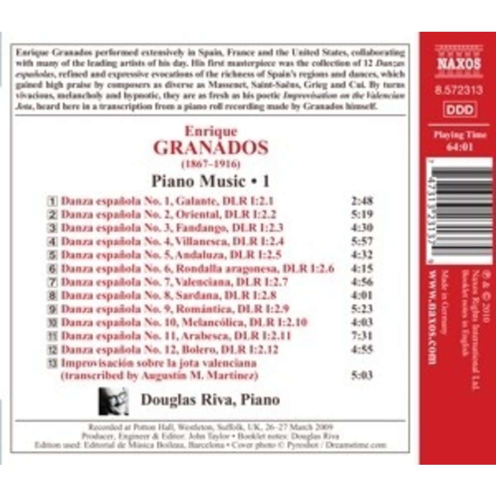 Naxos Granados: Piano Music 1